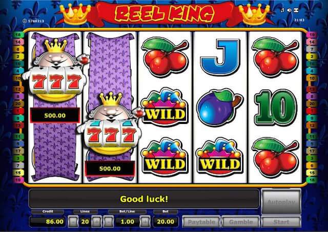 Классический автомат «Reel King» в онлайн казино