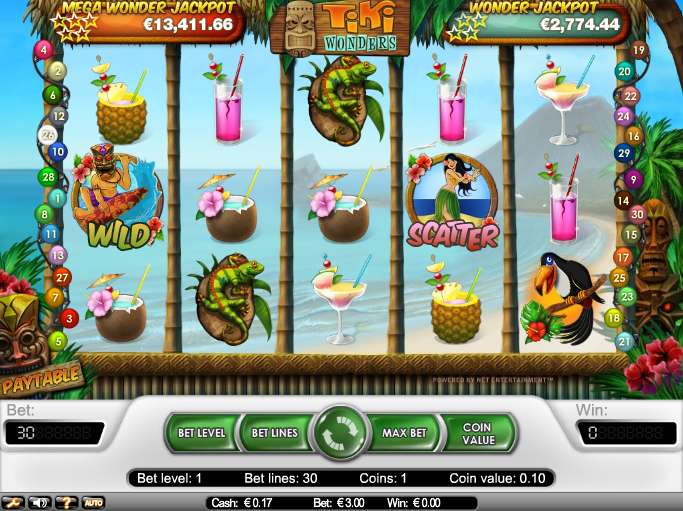 Игровой автомат «Tiki Wonders» в казино Vulcan Deluxe