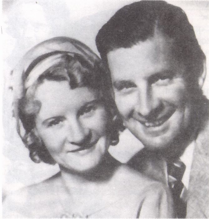 Грейс Этчисон Мак-Ки и Эрвин Годдард в день бракосочетания (1935 год) (из архива Элинор Годдард)